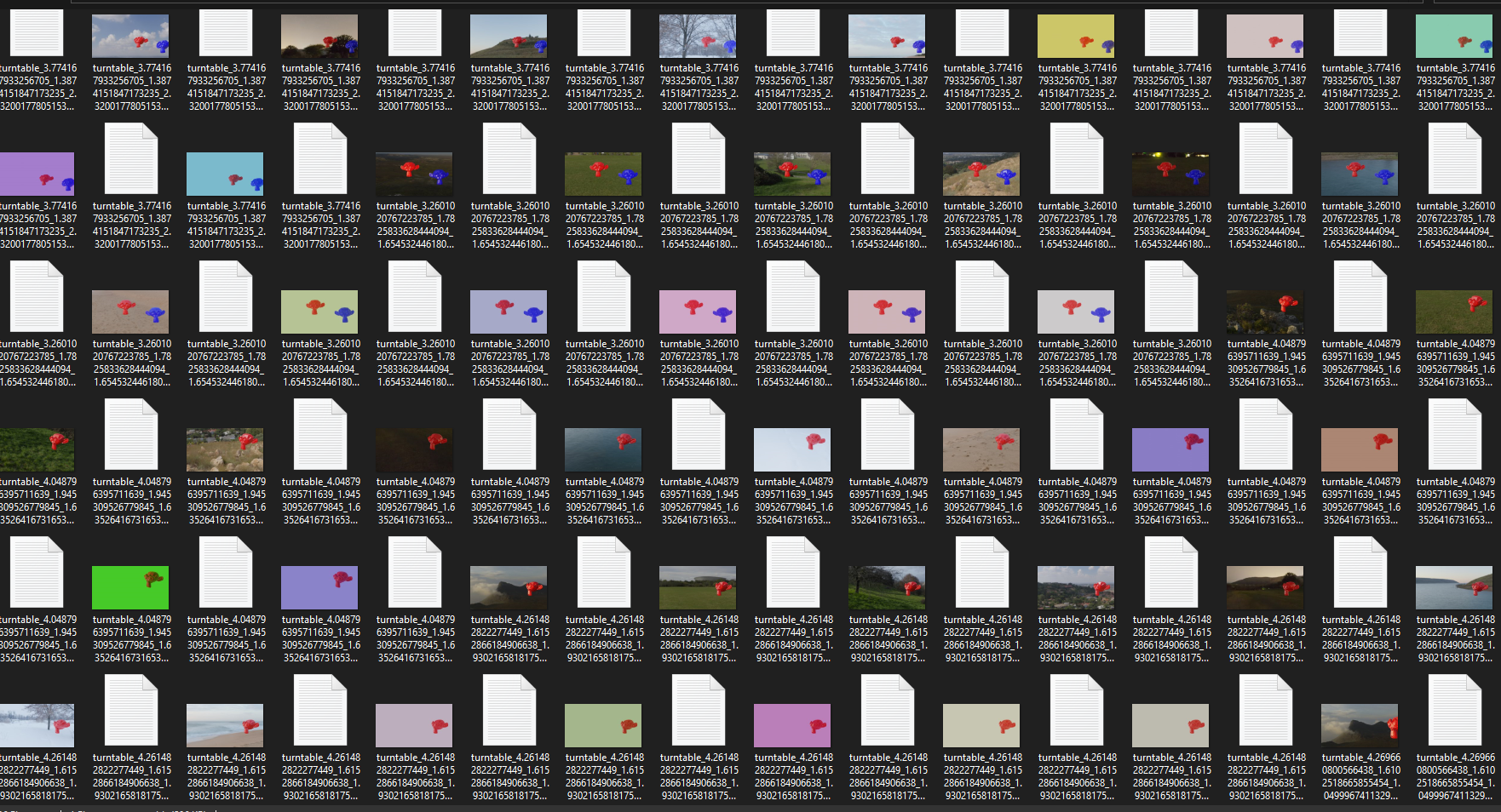 Dataset Generator Output